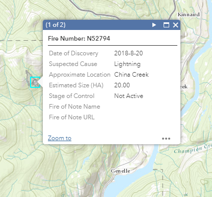 RDCK Wildfire Update August 27