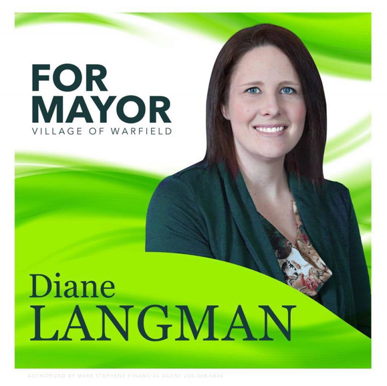Incumbent Diane Langman runs for Warfield mayor