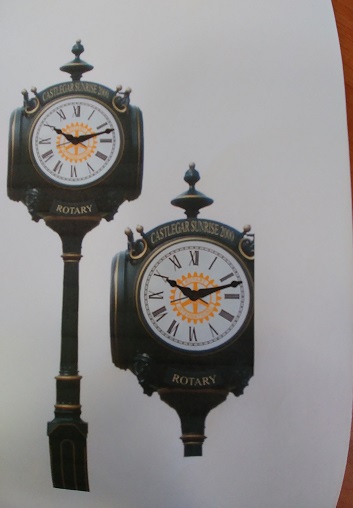 Sunrise Rotary Fundraising for Street Clock