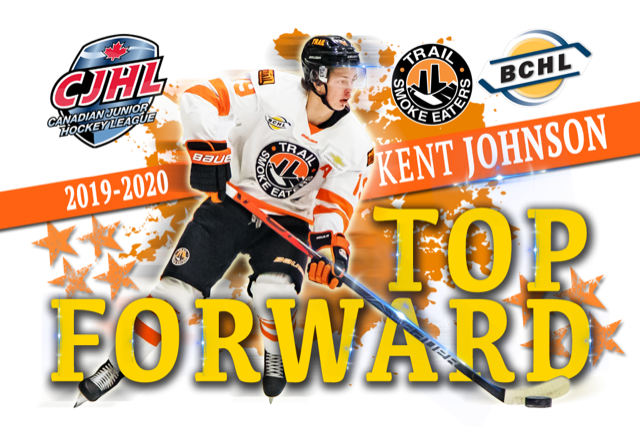 Smoke Eater Kent Johnson awarded CJHL Top Forward