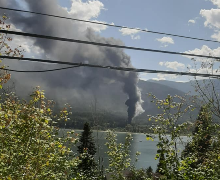 Firefighters successfully contain fire at PRT Nursery in Harrop