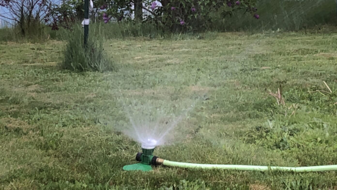 This is a photo of a lawn sprinkler