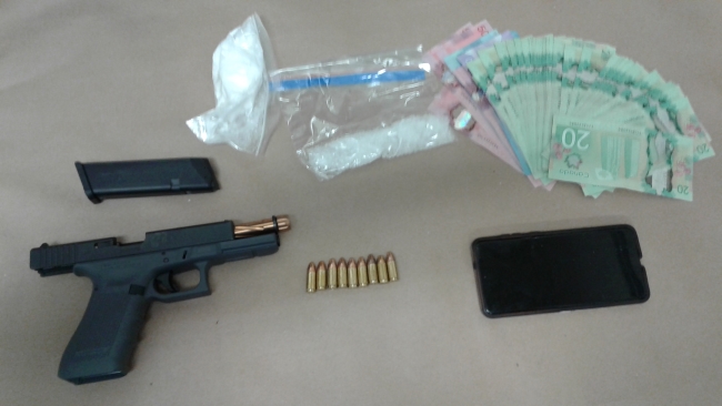 Trail RCMP seize drugs and a gun during alleged theft