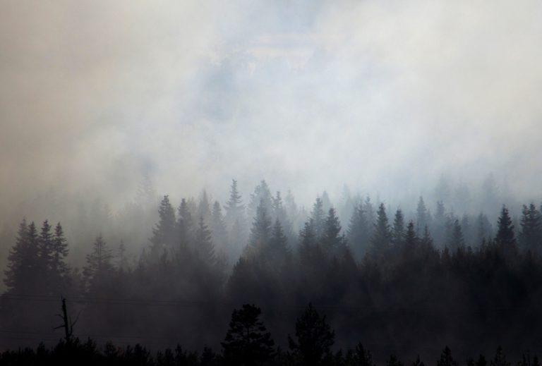 Government urges safety as wildfire smoke blankets province