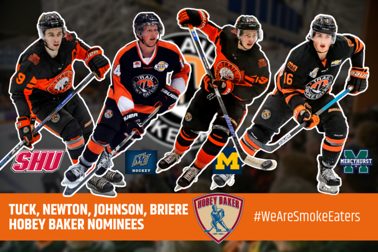 Four Smoke Eaters alumni among Hobey Baker nominees