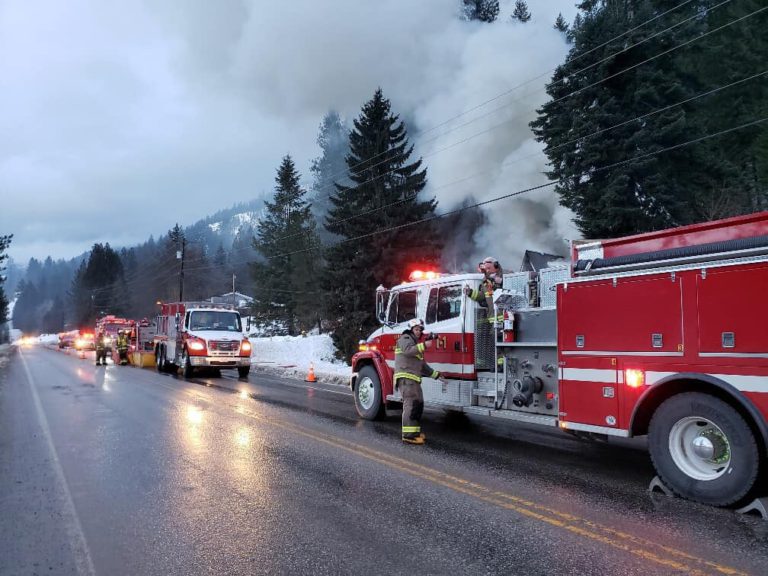 Crescent Valley house fire blamed on power line