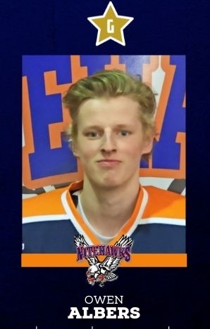 Owen Albers named KIJHL goalie of the week