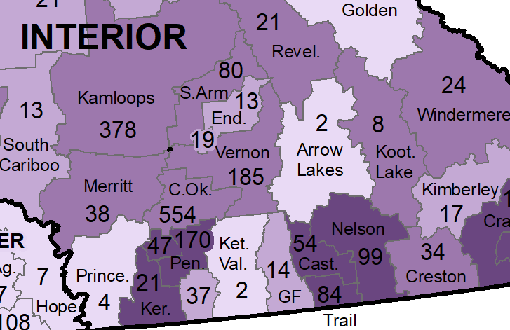 West Kootenay/Boundary sees 25% decline in new COVID cases