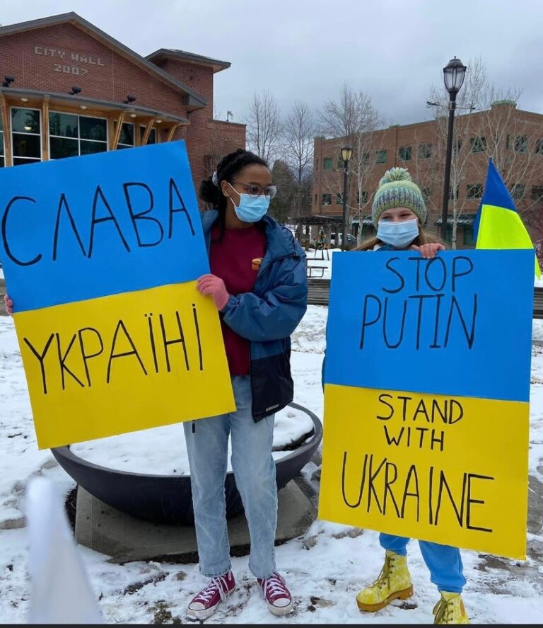 Ukraine rally organizer thanks Castlegar for support