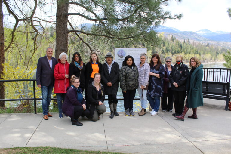 Trail sign highlights cultural importance of camas