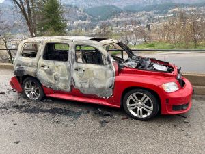 Arson suspected in downtown Trail car fire