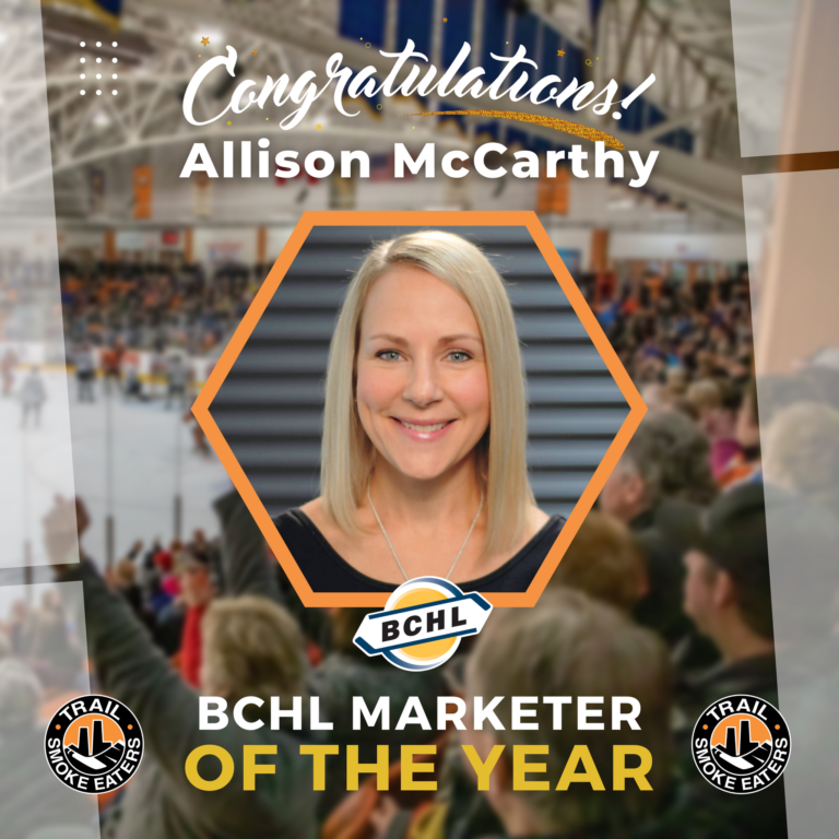 Smokies staffer named BCHL Marketer of the Year