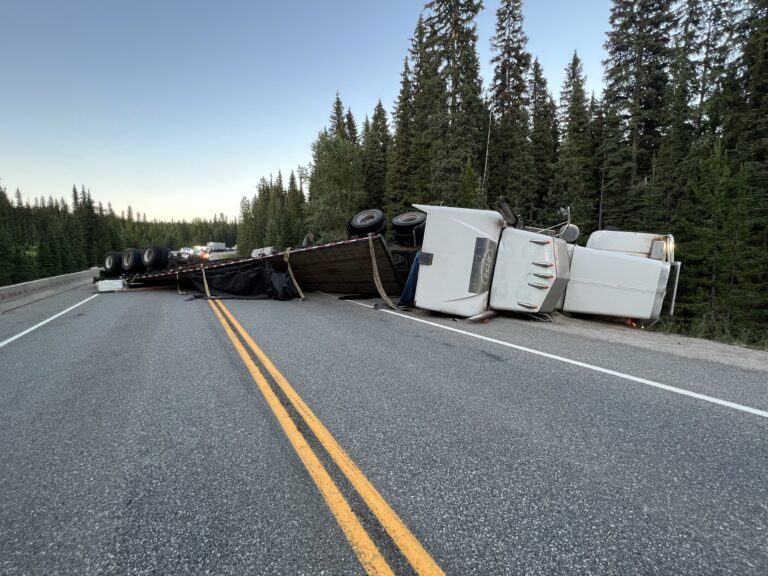 UPDATED: Blueberry Paulson reopens after semi crash