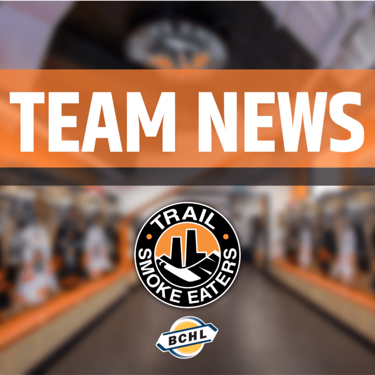 Evan Bushy named Trail Smoke Eaters captain