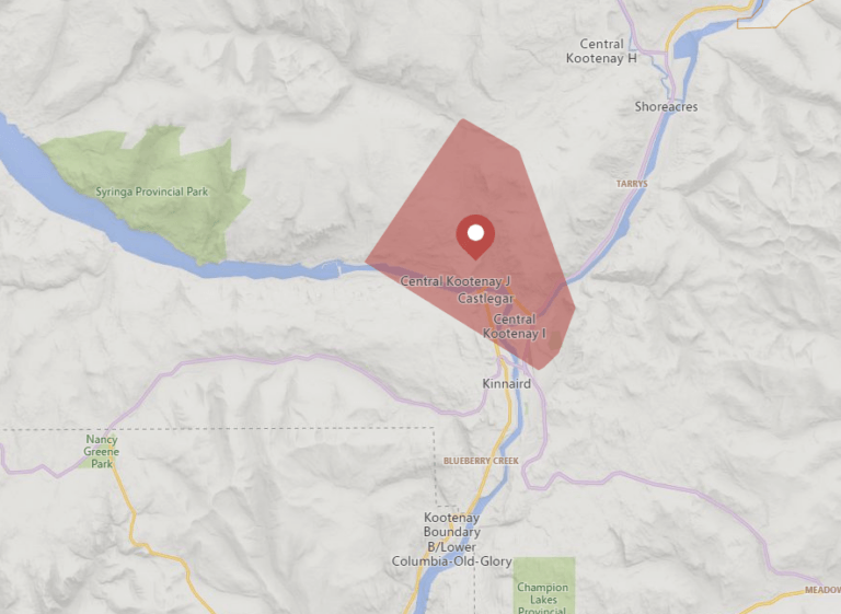 UPDATED: Power restored in Castlegar, out in Slocan Valley