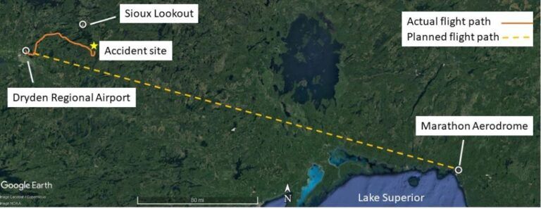 Darkness key factor in plane crash that killed Trail man