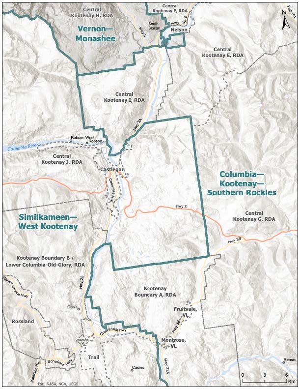 RDKB pans proposed changes to federal riding boundaries