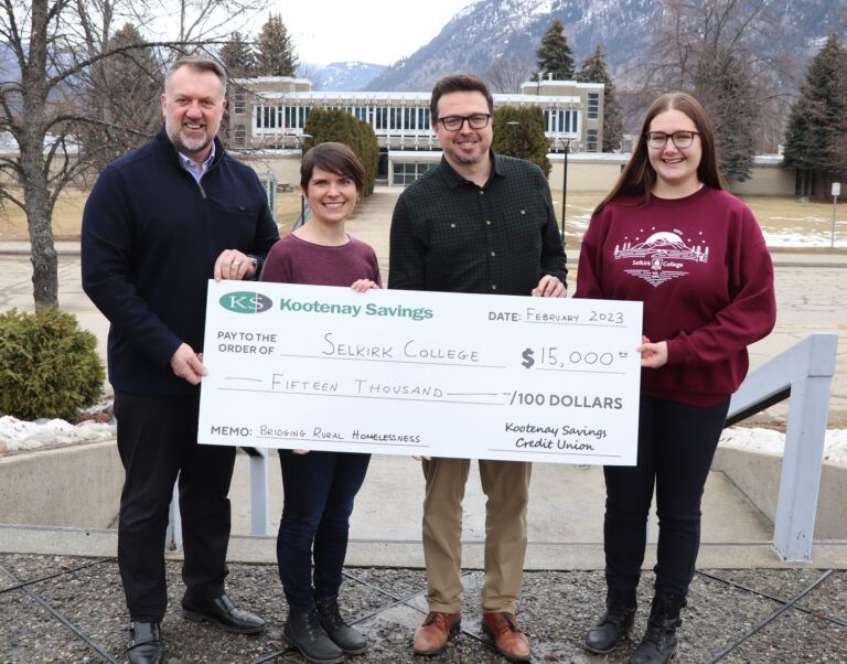 Support grows for Selkirk College regional homelessness project