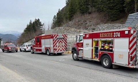 UPDATED: Woman rescued from embankment in Trail