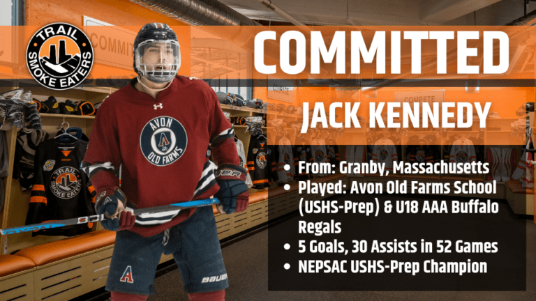 Smokies add defenceman Jack Kennedy