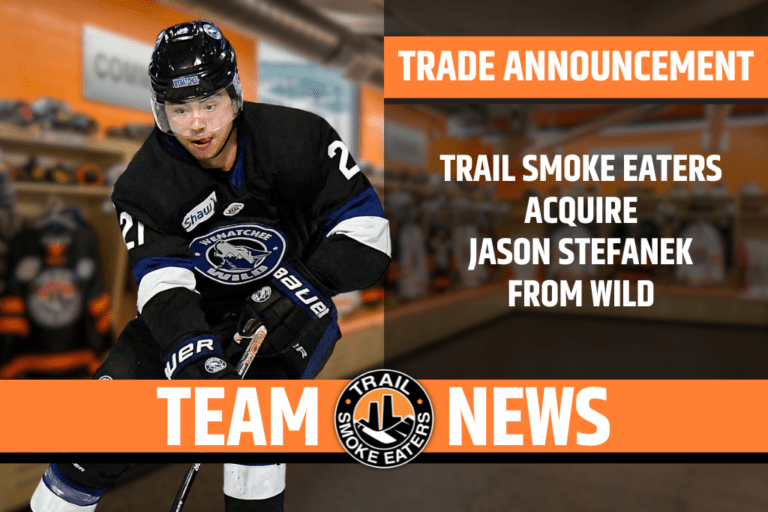 Trail Smoke eaters trade Trey Fechko for Jason Stefanek