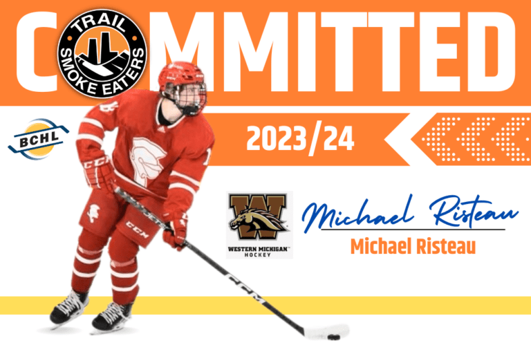 Smoke Eaters add forward Michael Risteau