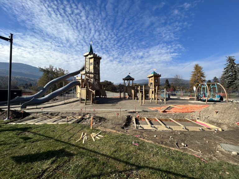 Castlegar’s castle playground to be completed in spring