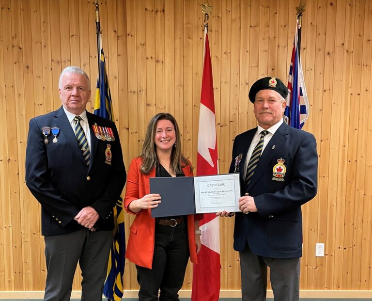 Castlegar-Robson Legion branch marks 80 years