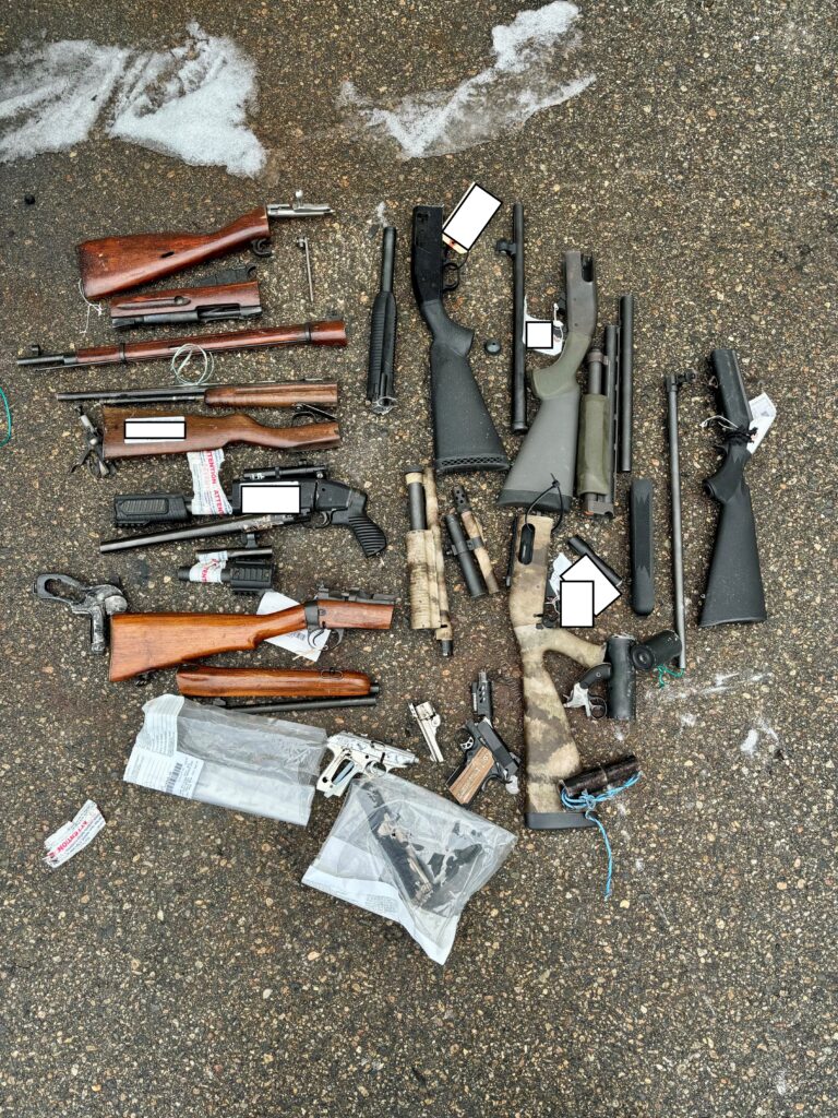 Trail RCMP seize several firearms