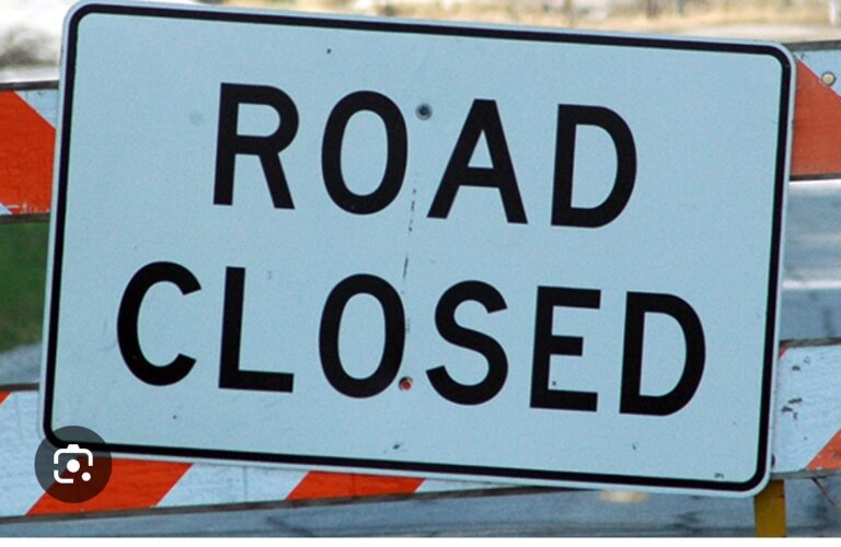 Highway 3 is closed east of Creston