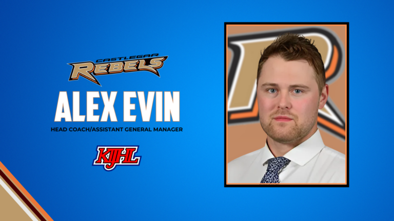 Evin named Rebels Head Coach and Assistant General Manager