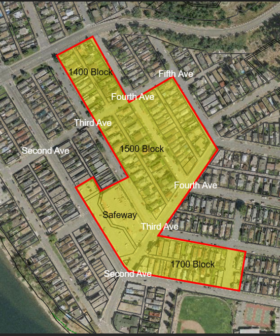 Map of Trail water disruption.
