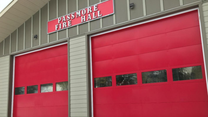 This is a photo of the Passmore Fire Hall